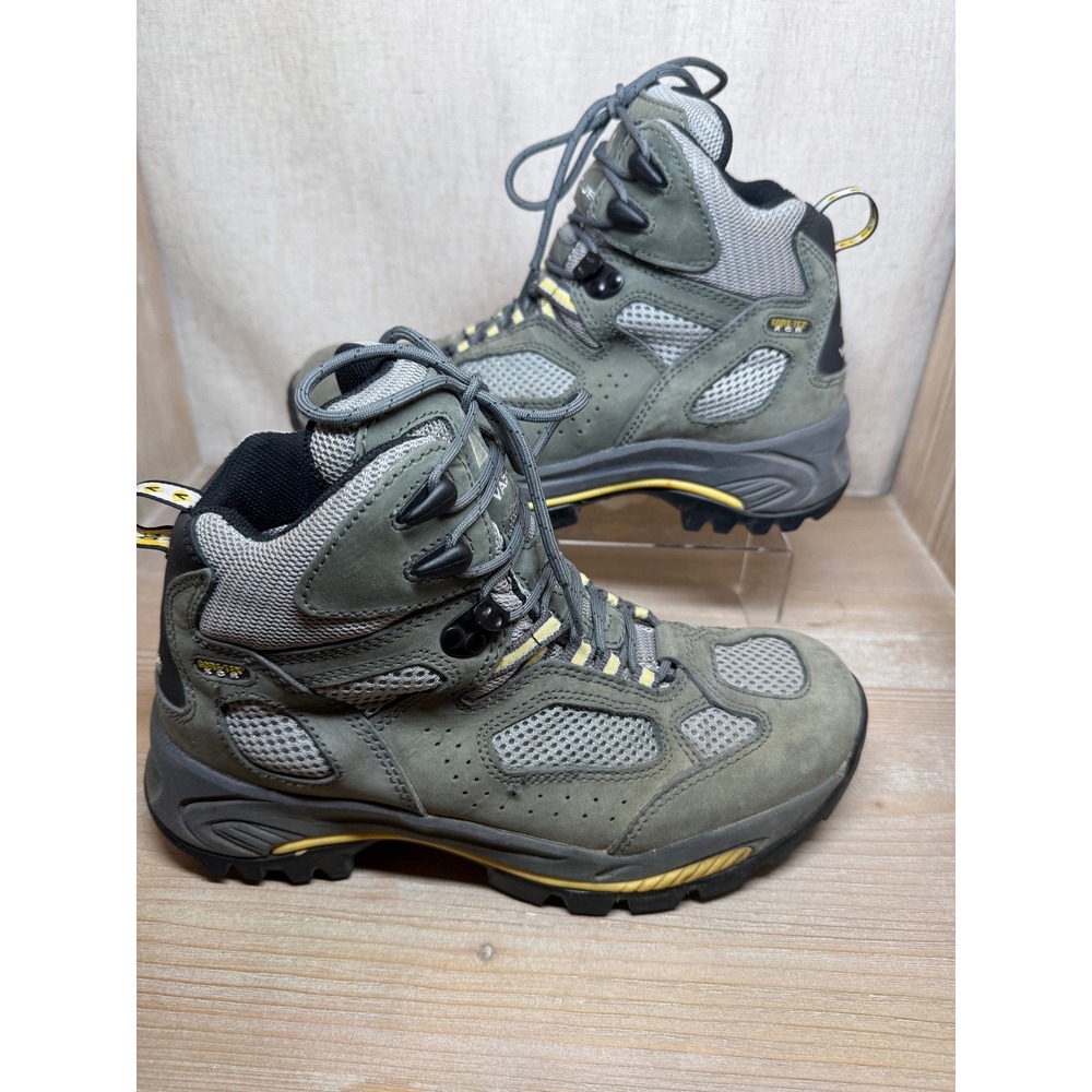 Vasque Balance Gore-Tex Hiking Boots Womens 9.5 Grey Leather Vibram Sole